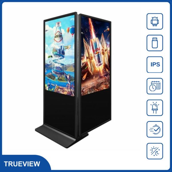 double side standee