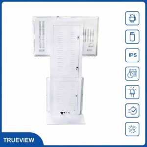 màn hình chân đứng xoáy