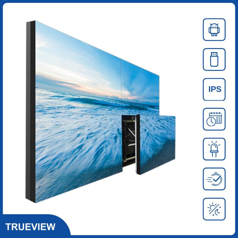 Màn hình ghép 55 inch độ phân giải Full HD lắp đặt trung tâm điều hành