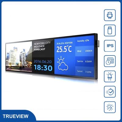 Màn hình quảng cáo kéo dài 23.5 inch tỷ lệ 32:9 tại TRUEVIEW